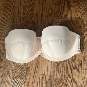 Panache Cream Strapless Bra with Molded Cups
